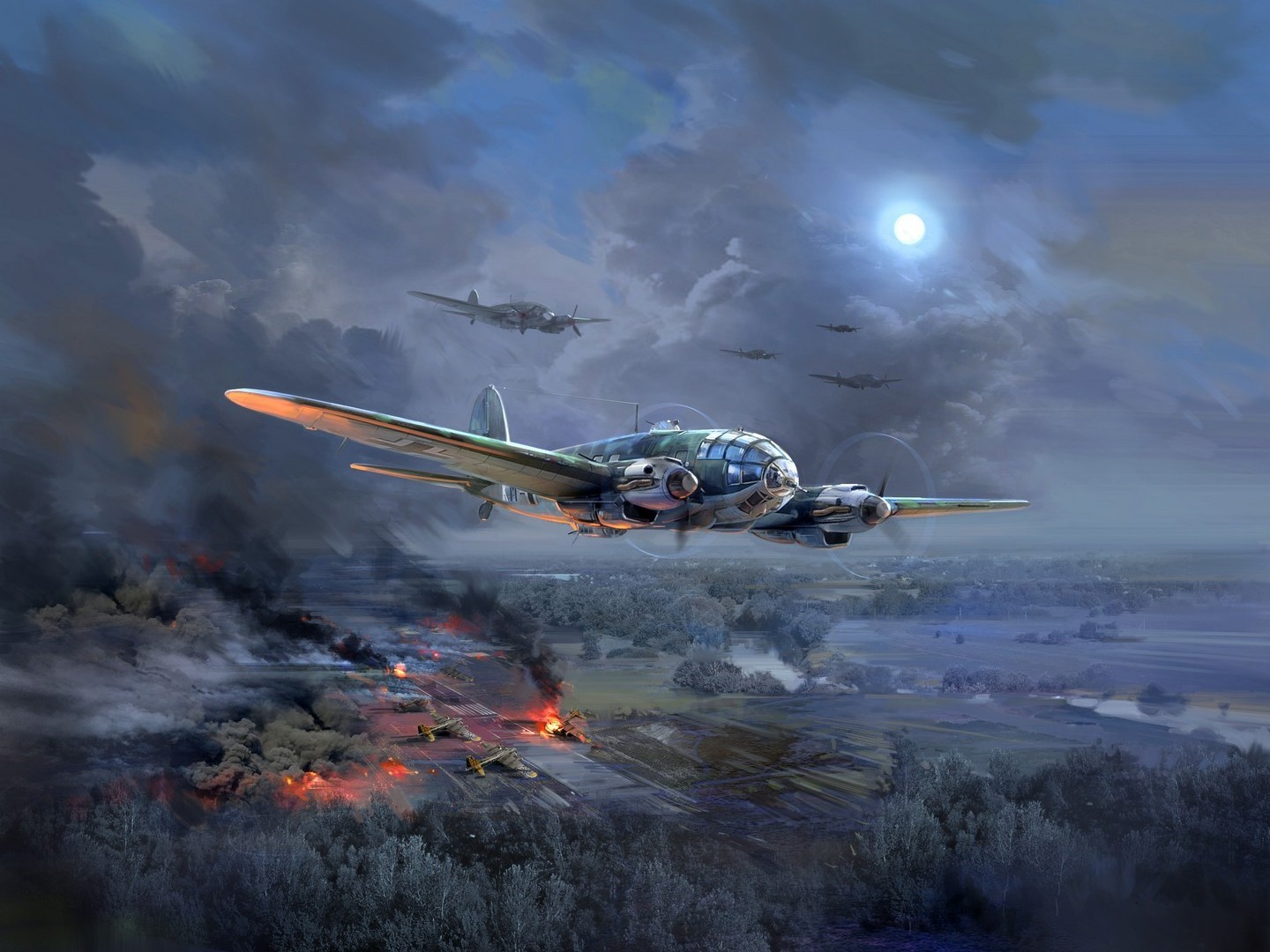ICM 1:48 He 111H-20 WWII German Bomber Plastic Model Kit