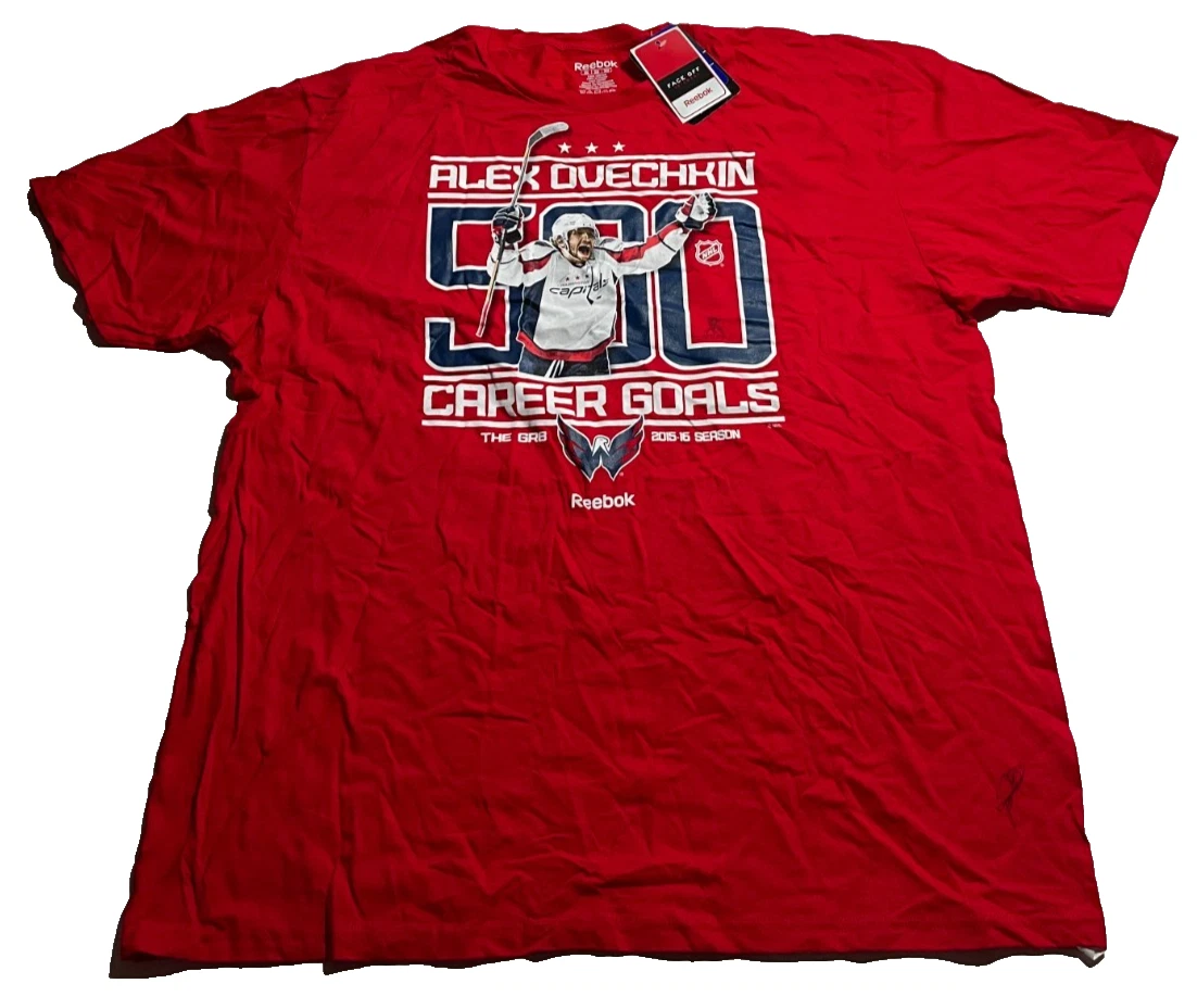 T-shirt Washington Capitals Alex Ovechkin #8 - Jeunesse XL - Rouge - Reebok