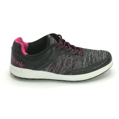 Etonic Shoes Womens Sneaker Gold Spikeless G-Sok Black Pink Colorway Lace Up 6.5