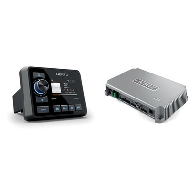 Hertz Marine Audio Bundle HMR-20 Source + HMD8 8-Channel DSP Amp