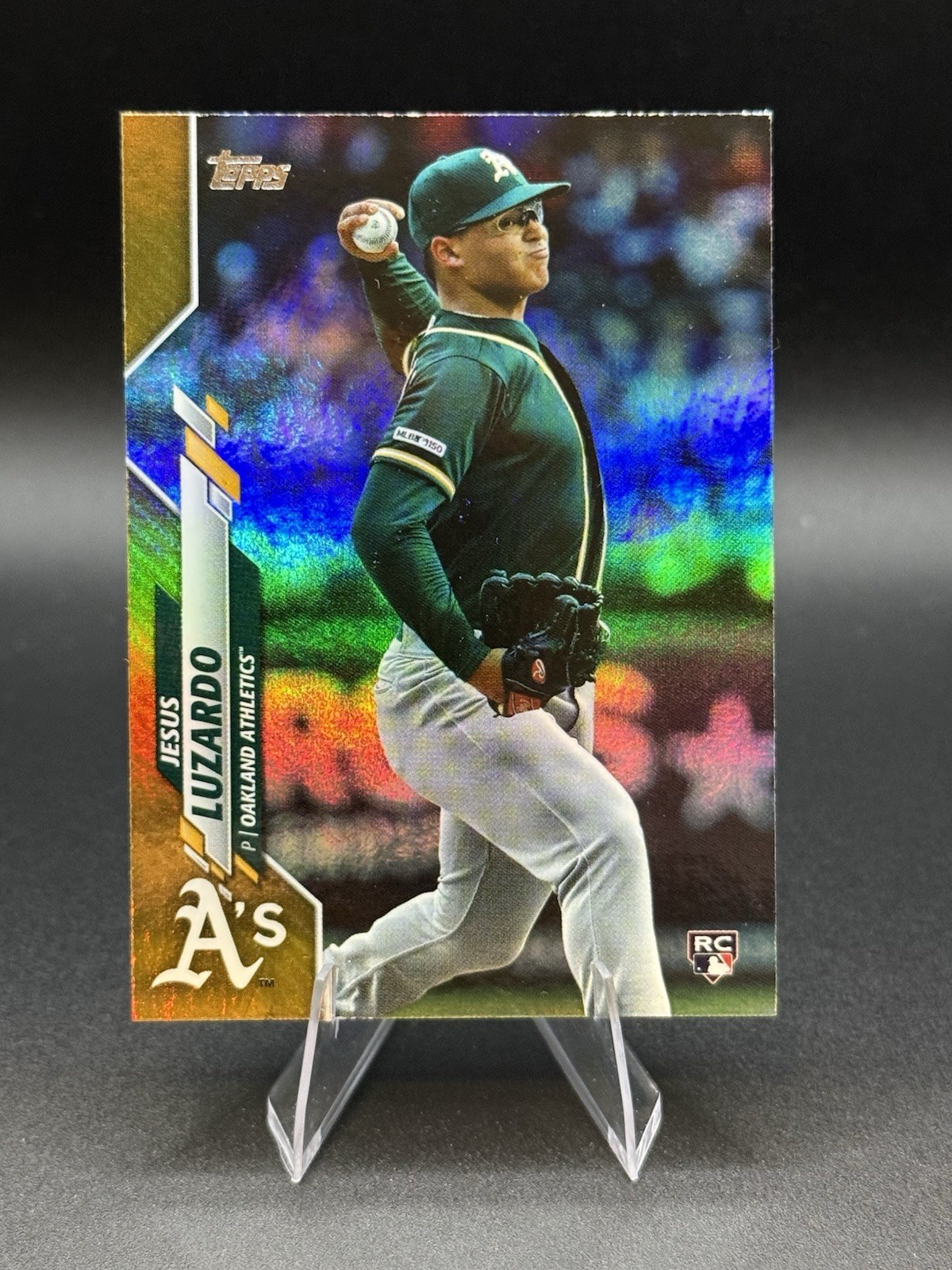 2020 Topps - Jesus Luzardo #110 Rainbow Foil (RC) Rookie ST3