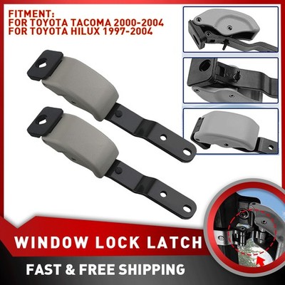 Rear Quatar Window Cab Latch Lock Gray 62910-35032 For Tacoma Toyota 2000-2004