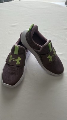 Youth Under Armour Flash Sneaker For Girls Sz 4Y New Without Box Misty Purple