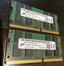 MICRON 32GB 2 x 16GB DDR4 3200MHz PC4-25600 SODIMM MEMORY/RAM M471A2K43DB1-CWE