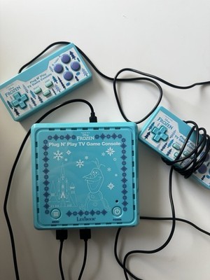 Frozen Disney Plug N Play TV Game Console Lexibook  2 Controller