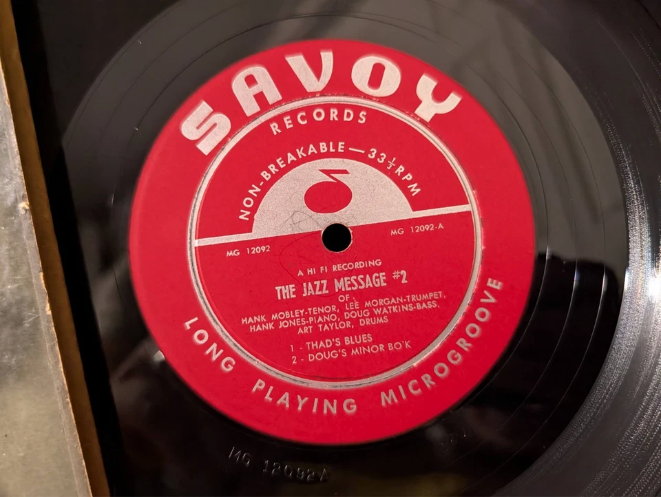 Hank Mobley – Jazz Message #2 Savoy OG Donald Byrd Lee Morgan Art Taylor RVG LP Foto 2 de 3