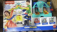 Little People Launch and Loop Raceway Light-up Vehicle Playset
