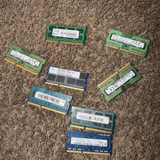 lot 8 laptop ram 7x4gb 1x8 Various