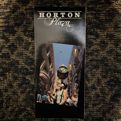 RARE FIND VINTAGE HORTON PLAZA PAMPHLET BROCHURE
