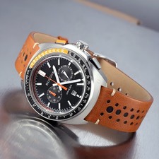 Bulova Racer Chronograph Herrenuhr 98B427 Schwarz