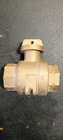 FORD Brass Inline Curb Stop 1 1/2 Inch FPT X FPT — photo 1