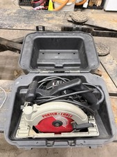 PORTER-CABLE 743 7 1/4" Circular Saw 120V Corded Electric w/ Case Used