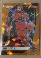 2024-25 Panini Prizm #33 Gary Trent Jr. Prizms Orange Ice Toronto Raptors
