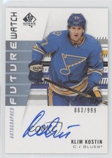 2019-20 SP Authentic Auto Future Watch Rookies 63/999 Klim Kostin #246 Auto 2v5