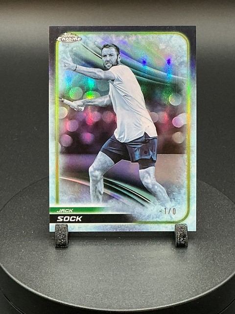 2025 Topps Chrome Tennis Frozenfractor #288 Jack Sock SSP -1/0 LIMITED TO /5