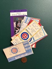 RYNE SANDERG 2 HR GM CUBS TICKET STUB LOT DAWSON 46th HR 2 HR GM BONDS SOSA