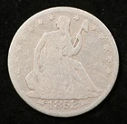 1853-O Seated Liberty Half Dollar 50C Good Grade Raw Silver (#TPR00010)