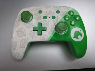 Animal Crossing Power A Enhanced Wireless Controller Nintendo Switch Green Leaf