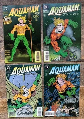 Aquaman Time and Tide 1-4 Complete Set 1993 DC Peter David