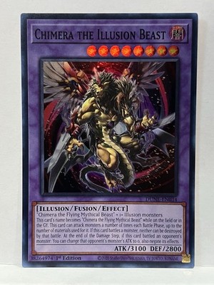Chimera the Illusion Beast DUNE-EN034 Super Rare 1st Edition YuGiOh Card