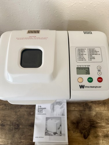White-Westinghouse 2 Pfund frisch gebacken Brot Maschine WWTR444A - getestet und funktioniert! - Bild 4 von 9