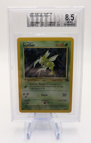 Scyther (Unlimited) graded BGS 8.5 for sale on eBay