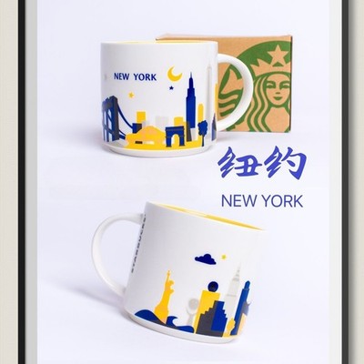 Starbucks NEW YORK City Cup  You Are Here Series  Coffee Mug 14oz Collection Cup