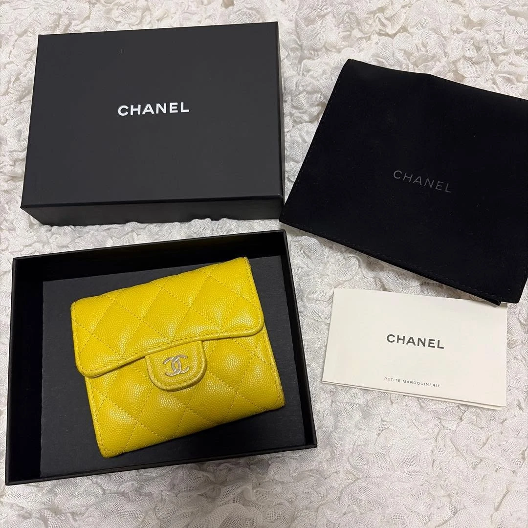 CHANEL Yellow Wallets for Women for sale | eBay
