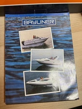 Bayliner Boats 1990 Full Line Brochure Capri Trophy Ciera Arriva Boating Fun USA
