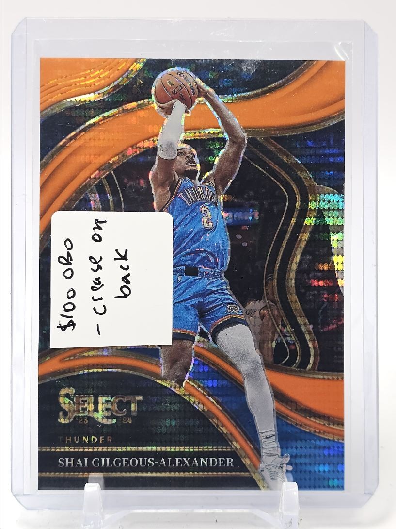 SHAI GILGEOUS-ALEXANDER 2023-24 SELECT COURTSIDE ORANGE PULSAR /15 Q0234