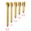 thumbnail 5 - 100Pcs Golf Tees Bamboo Tee Golf Swing Practice Training Accessory 42/54/70/83mm