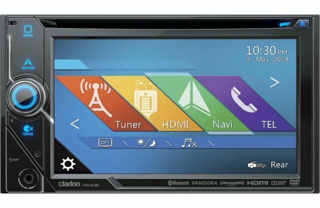 Clarion NX405 Navigation Receiver Tuner CD DVD Mp3 Bluetooth for