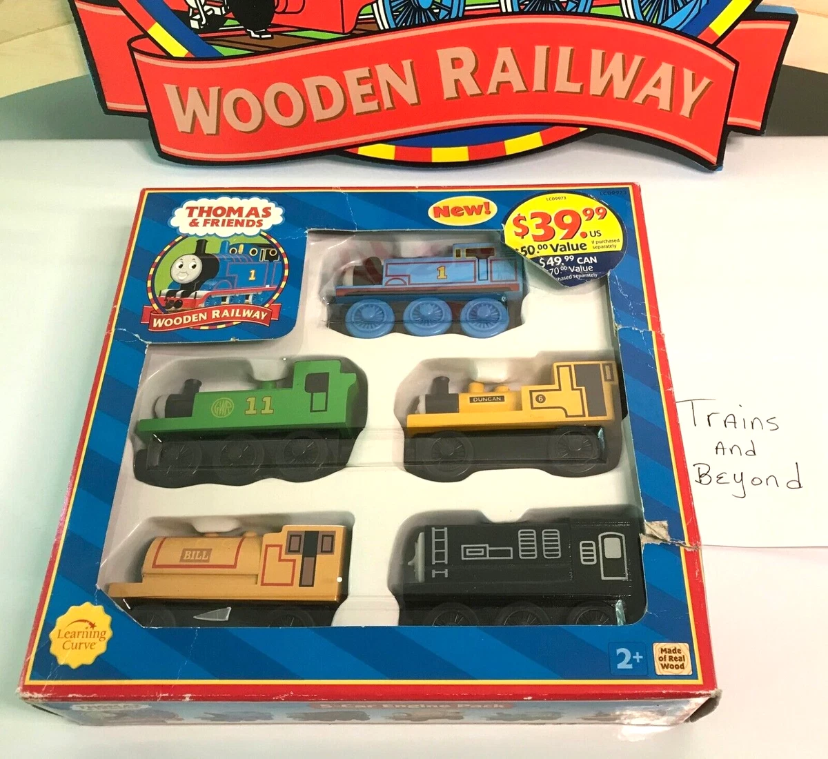 Thomas and friends on sale wooden railway engines