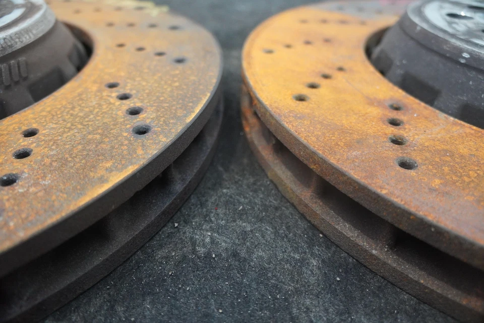 Комплект из 2 передних левых правых дисковых тормозных роторов 34108093709 BMW M2 G87 2023-25 M3 M4 - Изображение 4 из 4