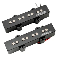 Wilkinson Variable Gauss Black Ceramic Traditional Pickups Set For Jazz Bass JB