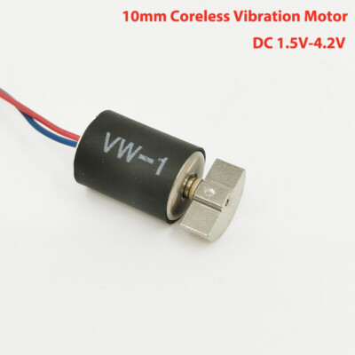 DC 1.5V-3.7V 3V Micro 10mm*15mm Coreless Vibration Vibrating Motor Mini  Vibrator