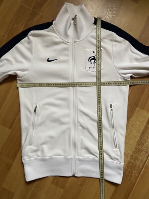 2012 2013 FRANCE N98 AUTHENTIC FOOTBAL SOCCER TRACK JACKET NIKE