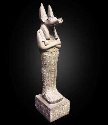 Carved Anubis Ushabti