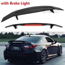 Rear Trunk Spoiler Wing Lip w/Brake Light For Lexus RC200T RC300 RC350 2015-2024
