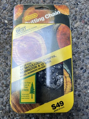 NIB NOS USA Oregon S49 Chainsaw CUTTING Chain 14'' Bar - Drive Links