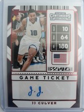 2020 Panini Contenders Draft JJ Culver #114 Prospect Rookie RC AUTO Red Foil SP