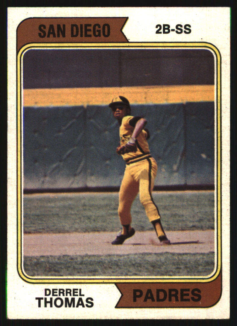 1974 Topps #518 Derrel Thomas EXMT/EXMT+ Padres 608400 | eBay