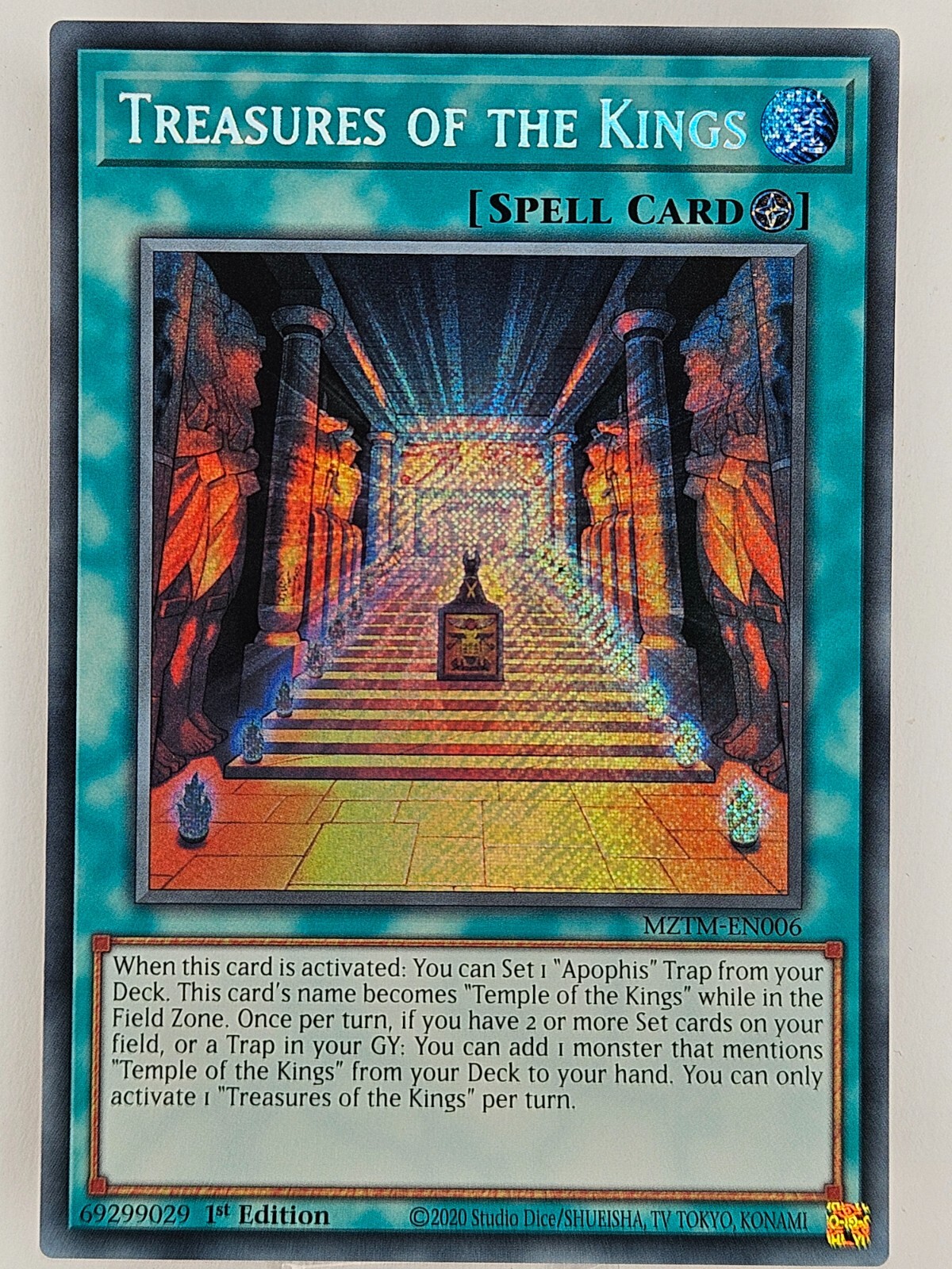 Yu Gi Oh MZTM-EN006 Treasures Of The King SR Maze Of The Master Rare Card