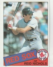 FREE SHIPPING-MINT-1985 (RED SOX) Topps #37 Reid Nichols