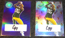 2023 Leaf Pro Set Grant Dubose Auto #d 1/1 + 2/15 Platinum 2 Card Lot RC Packers