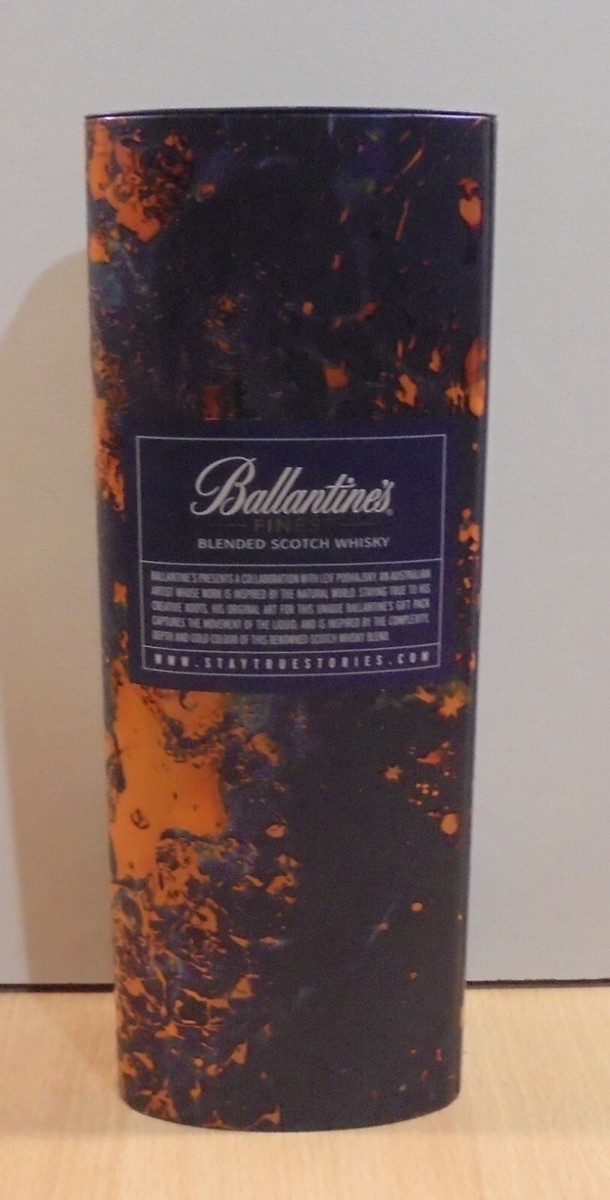 BALLANTINE'S SCOTCH WHISKY LIMITED EDITION TIN BOX EMPTY BY LEIF