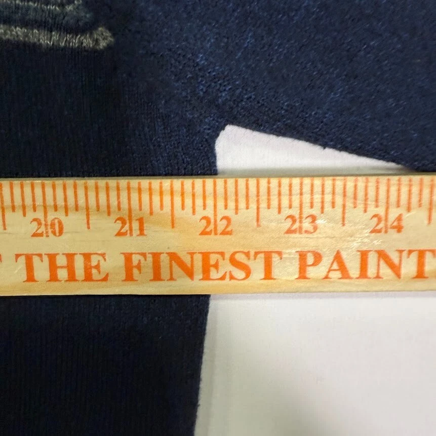 Suéter Polo Tejido Dockers Para Hombre M Azul Rayas Manga Larga Informal De Colección Foto 4 de 4