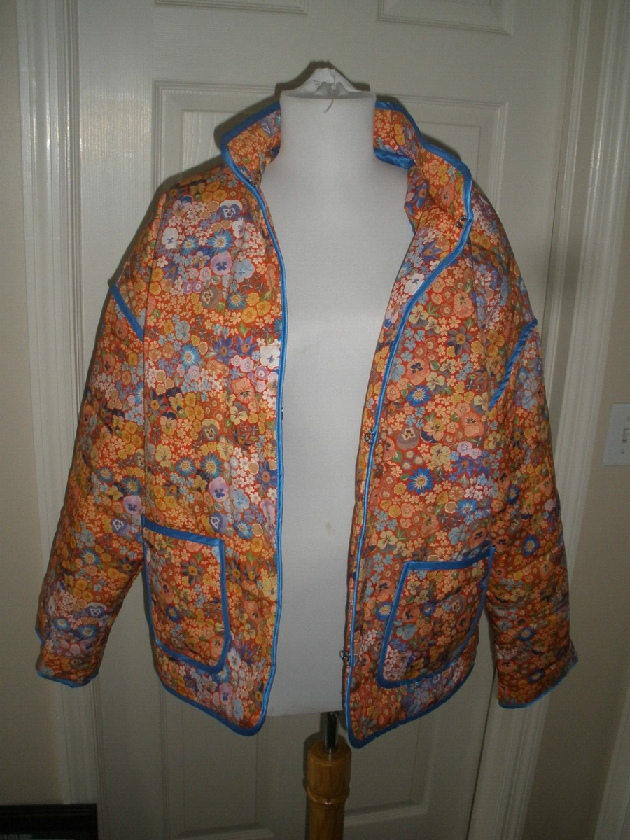 【新品タグ付き】caramel A VINTAGE FLORAL Vintage Women's Blazer Orange/Blue floral design M (80) | eBay