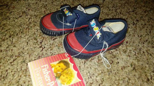 Vintage 1990 Fisher Price Baby Shoes Size 3 - Picture 4 of 8