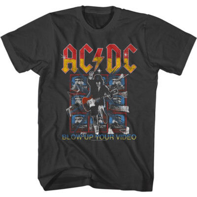 AC/DC Blow Up Your Video Tour Album Smoke T-shirt | eBay